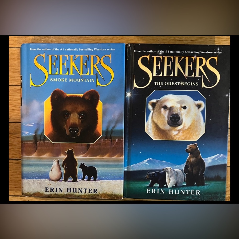 Seekers By Erin Hunter Book Lot of 2 Fantasy Fiction, Youth Literature. Hardcove